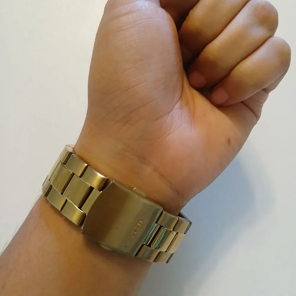 ​Guess U13578L1 Gold Tone 38mm Women's Multifunction Watch - Small 5.5